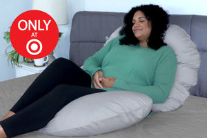 Snoogle Signature Lounging in Peaceful Gray