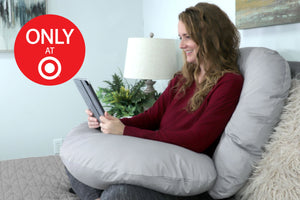 Snoogle Signature Lap Support in Peaceful Gray