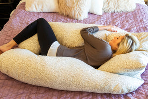 Back N Belly On My Own Flipped Sleeping Lifestyle in Splash Taupe