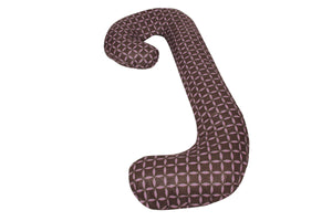 Snoogle Chic Cover in Brown Lilac Rings