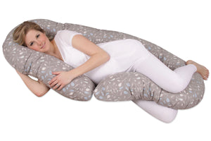 Snoogle Loop Chic Front View in Delicate Branch Taupe
