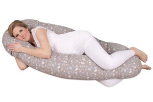 Snoogle Loop Chic Front View Flipped in Delicate Branch Taupe