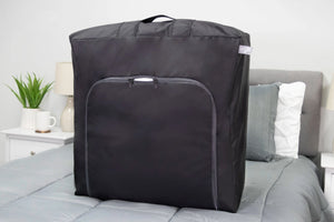 Travel and Storage Bag for Leachco Body Pillow in Nylon Black