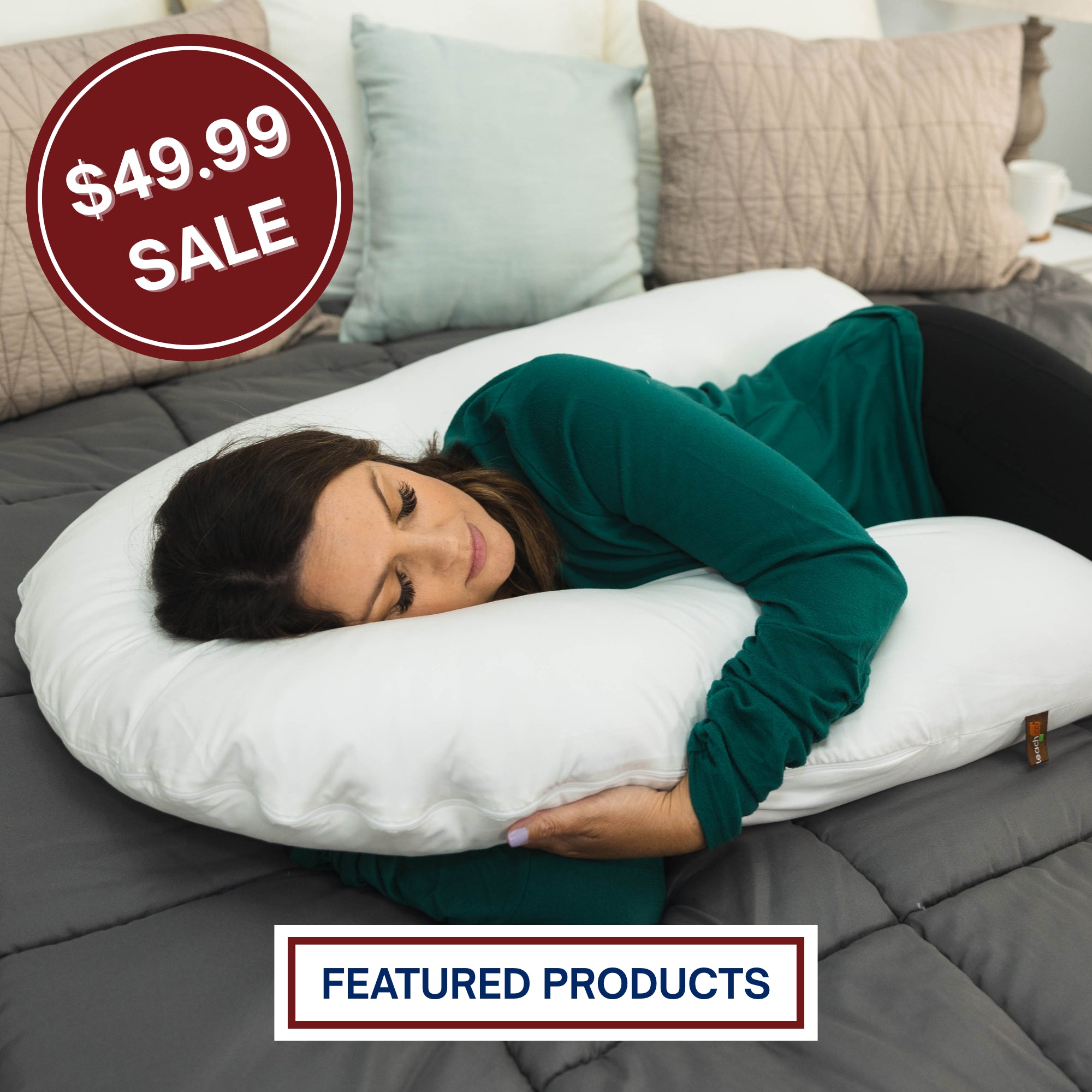 $49.99 Sale, Featured Products with a Back N Belly Mini in Soothing White