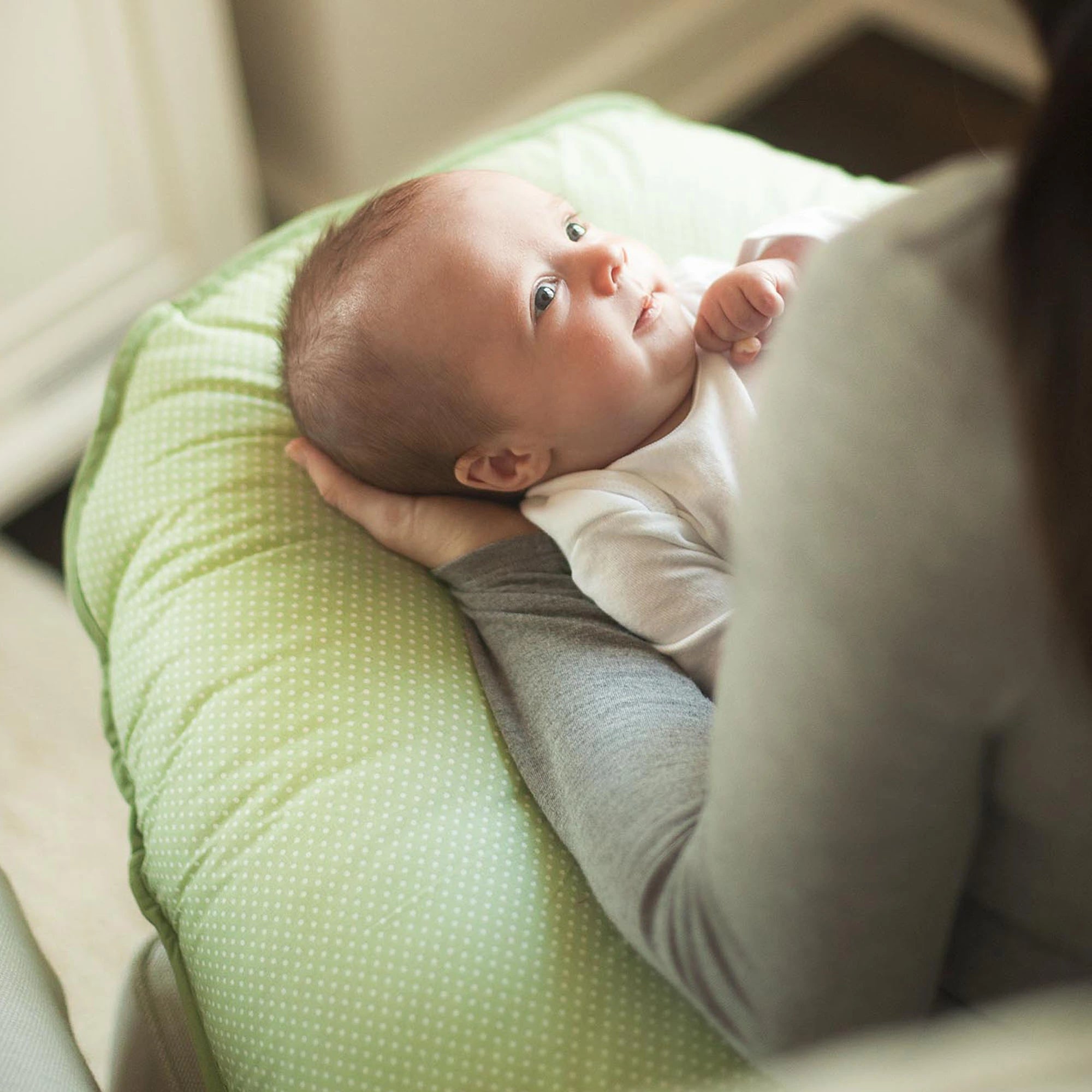 Cuddle u top pillow sleeping