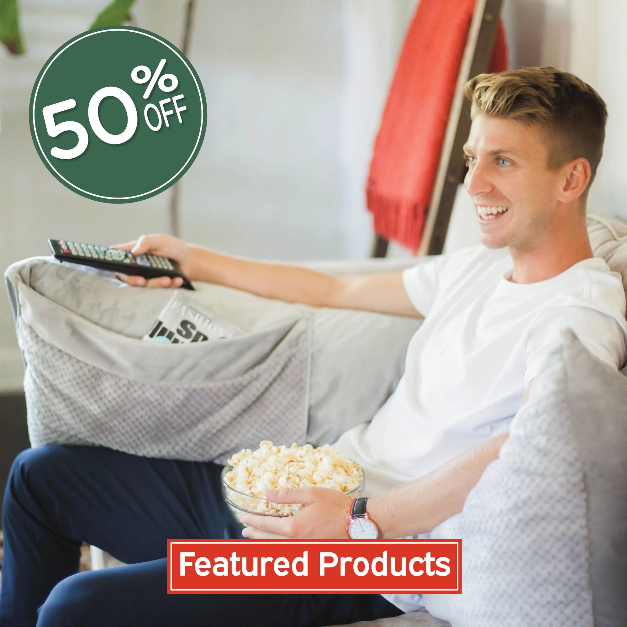 50% Off Featured Products with Sloucher in Slate