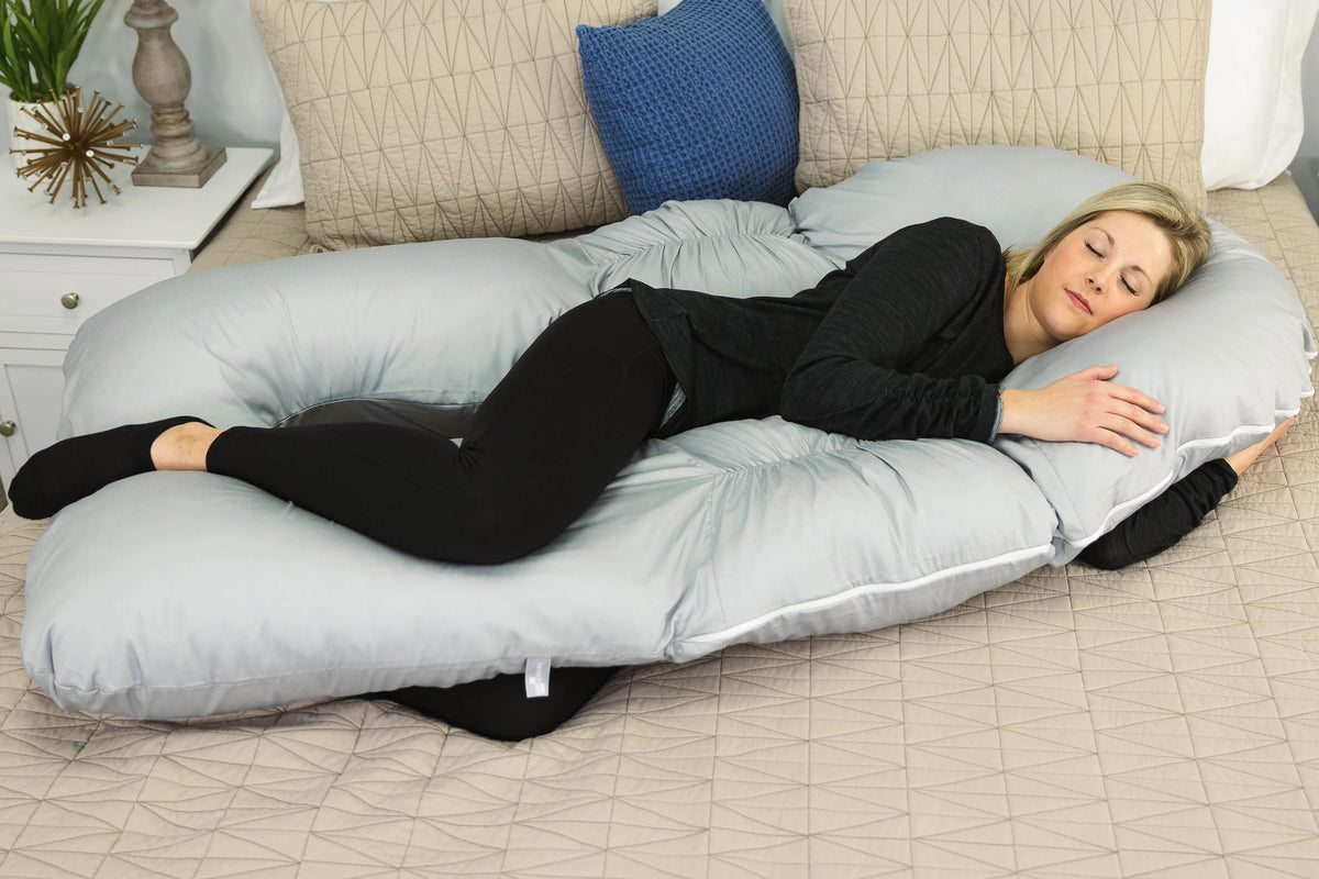 Back N Belly Bunchie Sleeping Lifestyle in Peaceful Gray