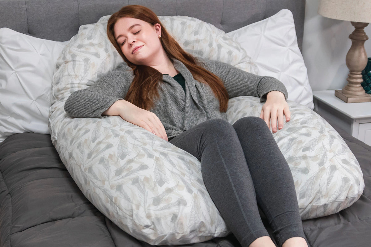 Leachco back n sales belly pillow cover