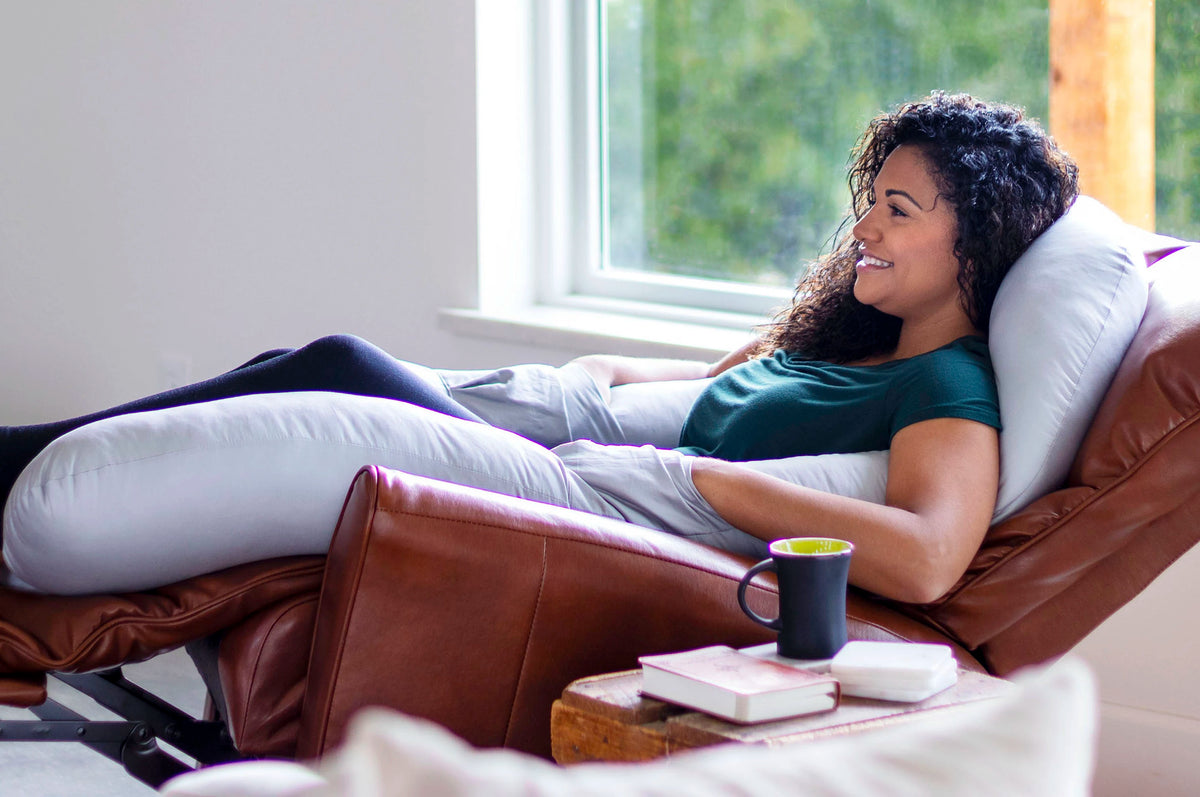 Canoodle Hands in Pocket Lifestyle in Peaceful Gray