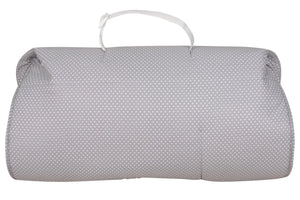 Prop R Shopper folded with handle in Gray Pin Dot