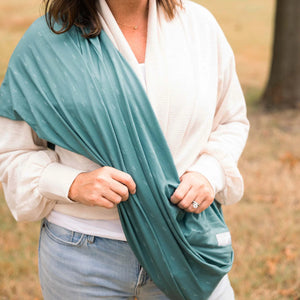 Shadow Sling Draped over the Shoulder in Sage