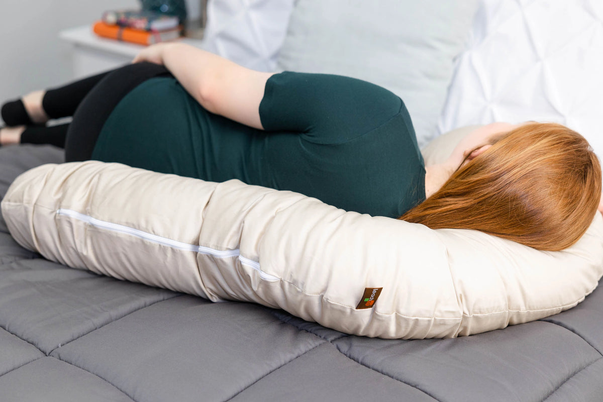 Snoogle Mini Supreme Back Support in Lightly Latte