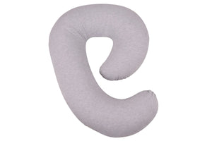 Snoogle Mini Jersey Cover in Heather Gray