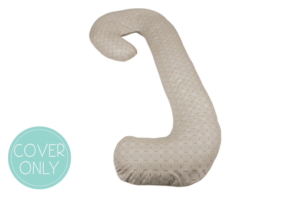 Snoogle Chic Cover in Taupe Rings