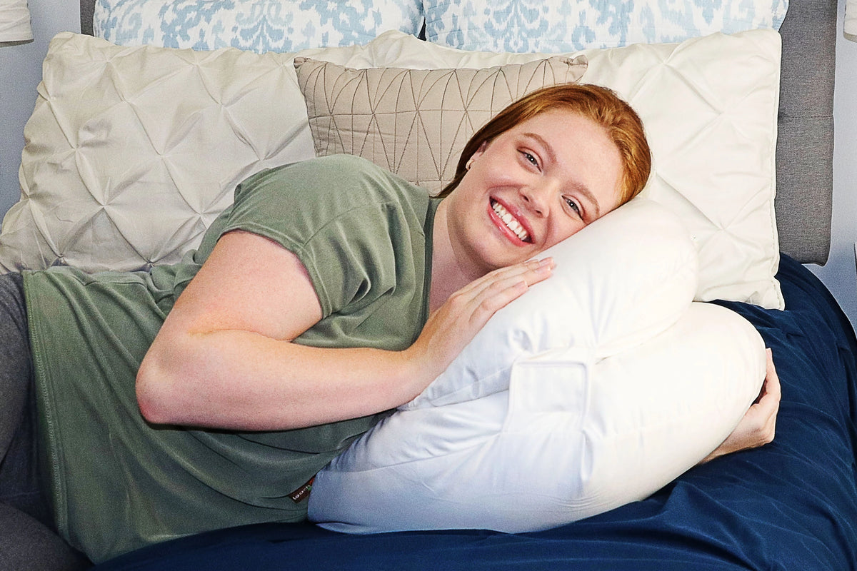 Upside Rolled Pose in Soothing White